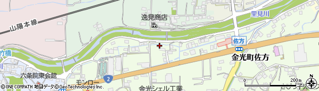 岡山県浅口市金光町佐方115周辺の地図