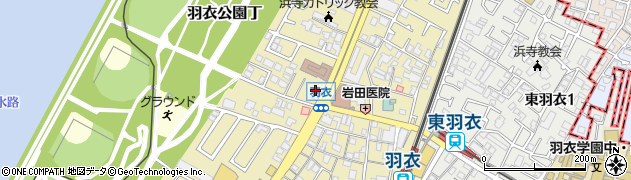 山崎施術院周辺の地図