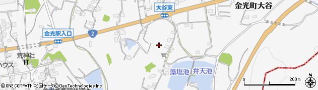 岡山県浅口市金光町大谷1952周辺の地図