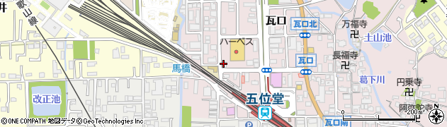 東進衛星予備校五位堂駅前校周辺の地図