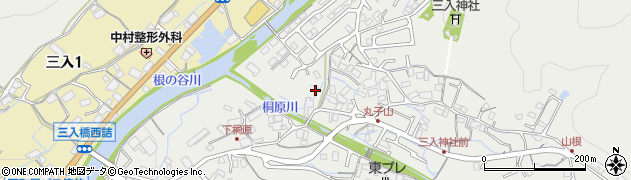 広島県広島市安佐北区三入南周辺の地図