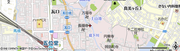 奈良県香芝市瓦口1095周辺の地図