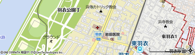 浜寺郵便局 ＡＴＭ周辺の地図