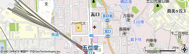 大和信用金庫香芝支店周辺の地図