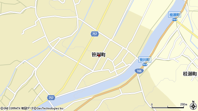 〒515-1103 三重県松阪市笹川町の地図