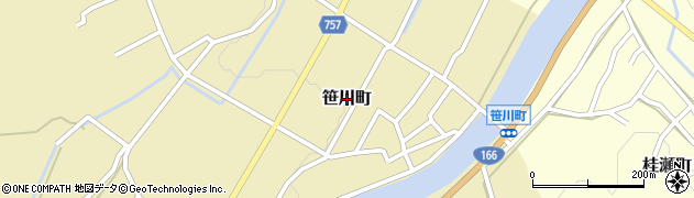 三重県松阪市笹川町周辺の地図