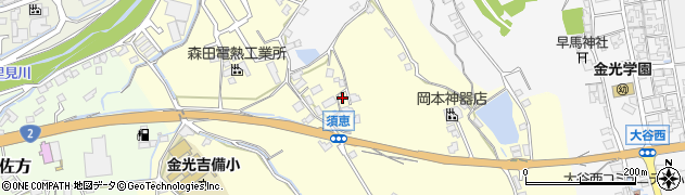 岡山県浅口市金光町地頭下 住所一覧から地図を検索