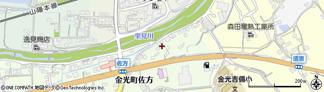 岡山県浅口市金光町佐方63周辺の地図