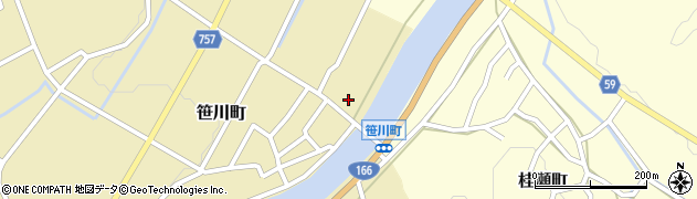 松阪農協笹川撰果場周辺の地図