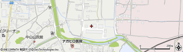 浅口市役所　鴨方浄化センター周辺の地図