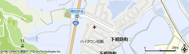 三重県松阪市南虹が丘町周辺の地図