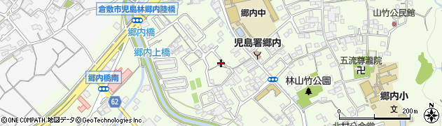 岡山県倉敷市林604周辺の地図