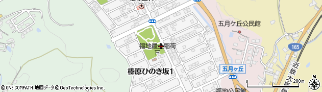 奈良県宇陀市榛原ひのき坂周辺の地図