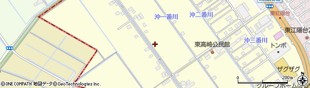 岡山県玉野市東高崎周辺の地図
