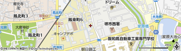 大阪相互タクシー株式会社　鳳駅前営業所周辺の地図