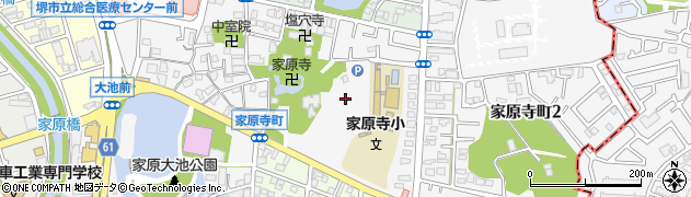 大阪府堺市西区家原寺町周辺の地図