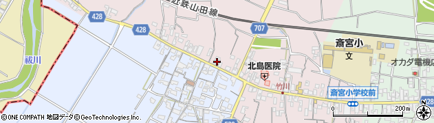 三重県多気郡明和町竹川457-1周辺の地図