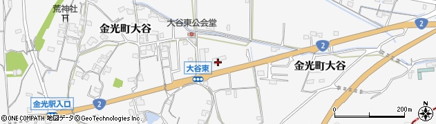岡山県浅口市金光町大谷2342周辺の地図
