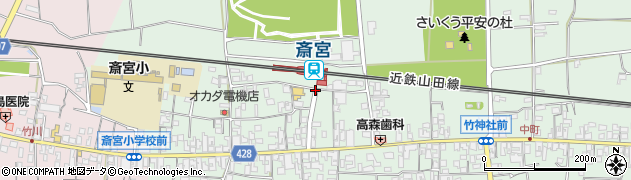 斎宮駅周辺の地図