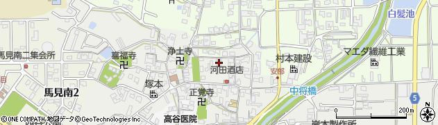 奈良県北葛城郡広陵町安部周辺の地図