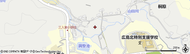 広島県広島市安佐北区可部町（桐原）周辺の地図