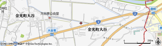 岡山県浅口市金光町大谷2335周辺の地図
