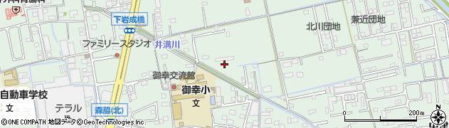 広島県福山市御幸町周辺の地図