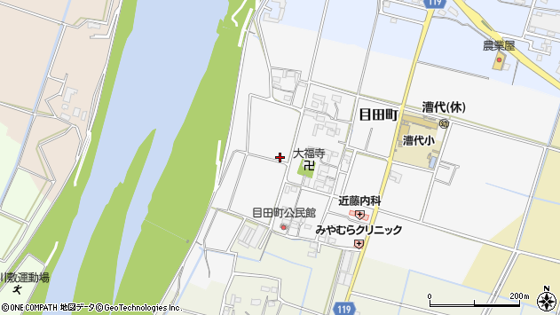 〒515-0216 三重県松阪市目田町の地図