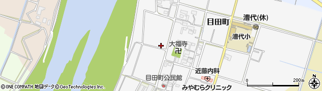 三重県松阪市目田町周辺の地図