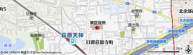 社会福祉法人堺市社会福祉協議会　東区事務所地域活動推進係周辺の地図