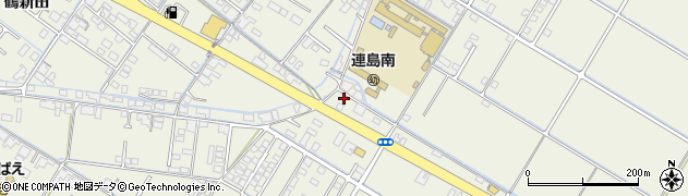 岡山県倉敷市連島町鶴新田1717周辺の地図