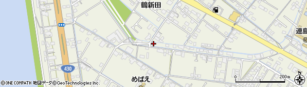 岡山県倉敷市連島町鶴新田907周辺の地図