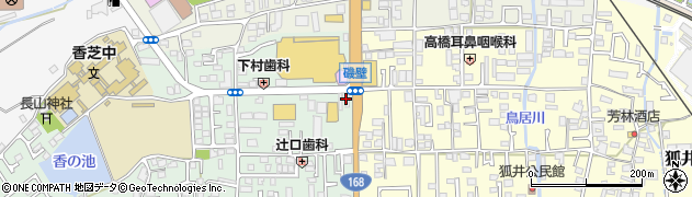 オートガレージ・ミラクル　香芝店周辺の地図