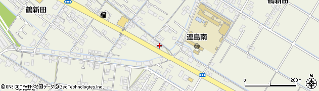 岡山県倉敷市連島町鶴新田587周辺の地図