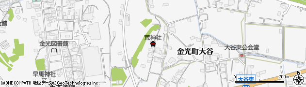 岡山県浅口市金光町大谷1651周辺の地図