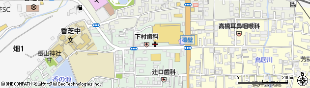 大和信用金庫香芝中央支店周辺の地図