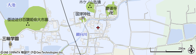 奈良県桜井市箸中周辺の地図