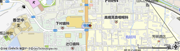 サンディ香芝店周辺の地図