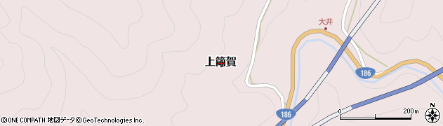 広島県山県郡安芸太田町上筒賀周辺の地図