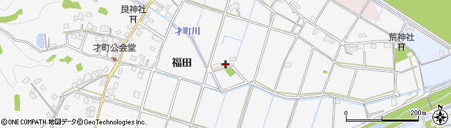 広島県福山市芦田町福田133周辺の地図
