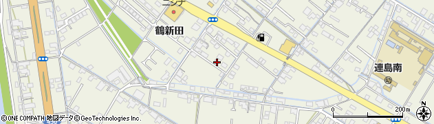 岡山県倉敷市連島町鶴新田488-6周辺の地図