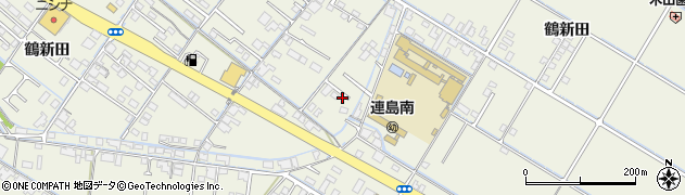 岡山県倉敷市連島町鶴新田590周辺の地図