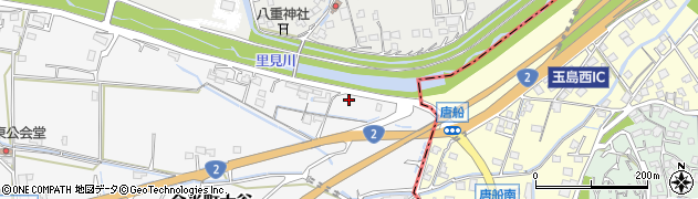 岡山県浅口市金光町大谷2443周辺の地図