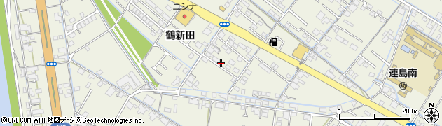 岡山県倉敷市連島町鶴新田488周辺の地図