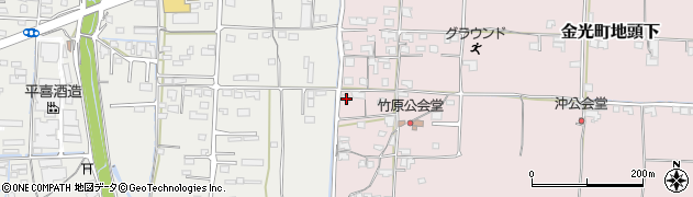 岡山県浅口市金光町地頭下502周辺の地図