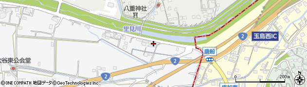 岡山県浅口市金光町大谷2437周辺の地図