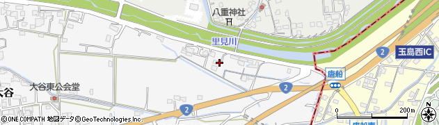 岡山県浅口市金光町大谷2425周辺の地図