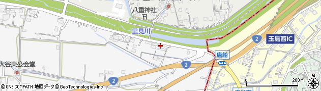 岡山県浅口市金光町大谷2436周辺の地図