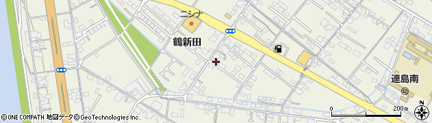 岡山県倉敷市連島町鶴新田488-4周辺の地図