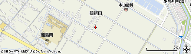 岡山県倉敷市連島町鶴新田1450周辺の地図